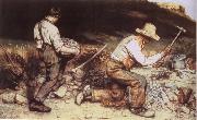 Gustave Courbet The Stone Breakers painting